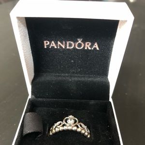 Pandora Princess Tiara Crown Ring